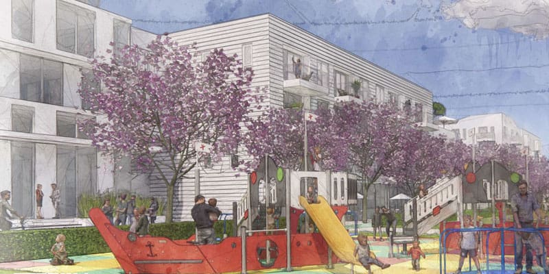 Architect rendering of One San Pedro